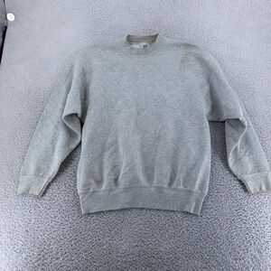 Distressed 90s Vintage BVD Sweatshirt Mens‎ Medium Gray Crewneck Pullover USA